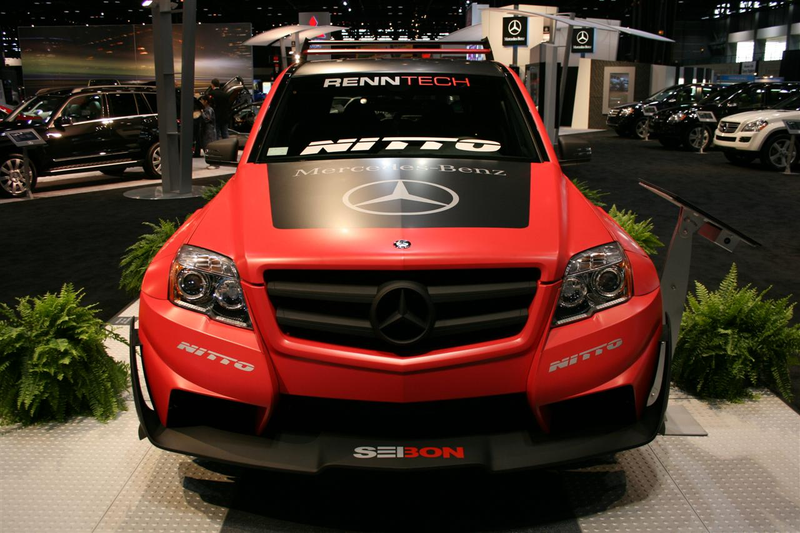 Illustration for article titled Renntech Mercedes GLK Pikes Peak Rally Racer